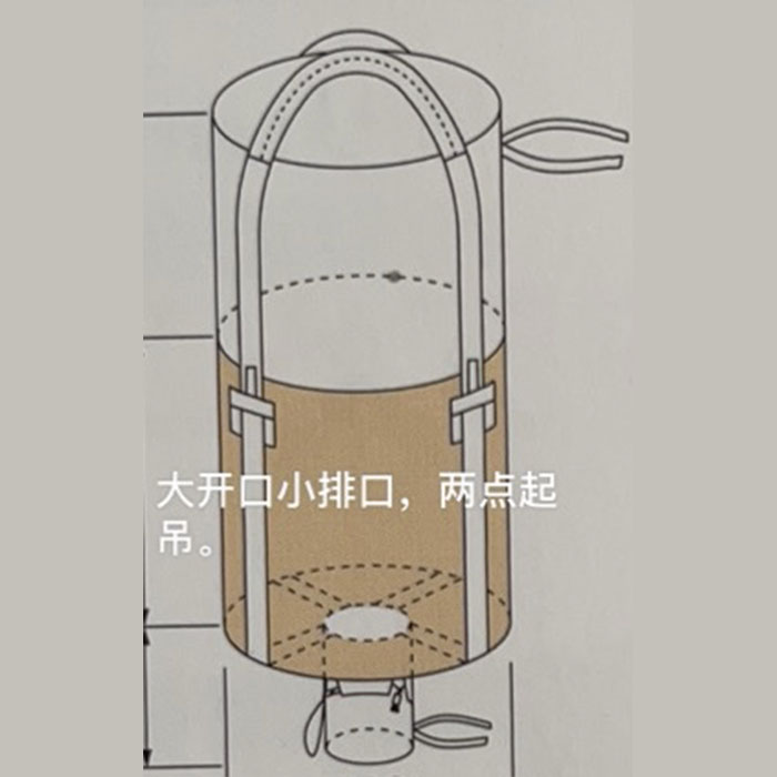 大开口小排口，两点起吊
